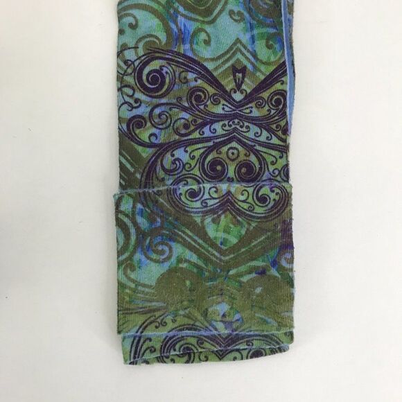 Unity World Wear V-Neck Top Women's Size Small Long Sleeve Stretch Knit Buttons - Picture 5 of 12